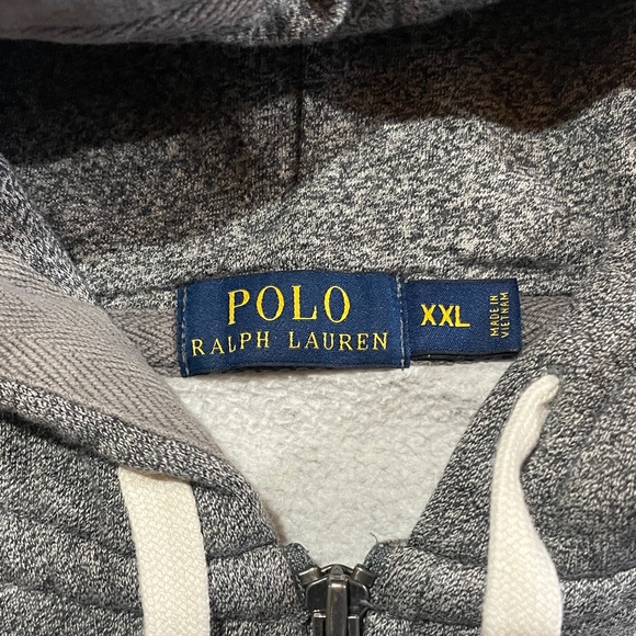 Ralph Lauren Gray Zip-Up Sweater Size XXL heavyweight - Picture 2 of 10